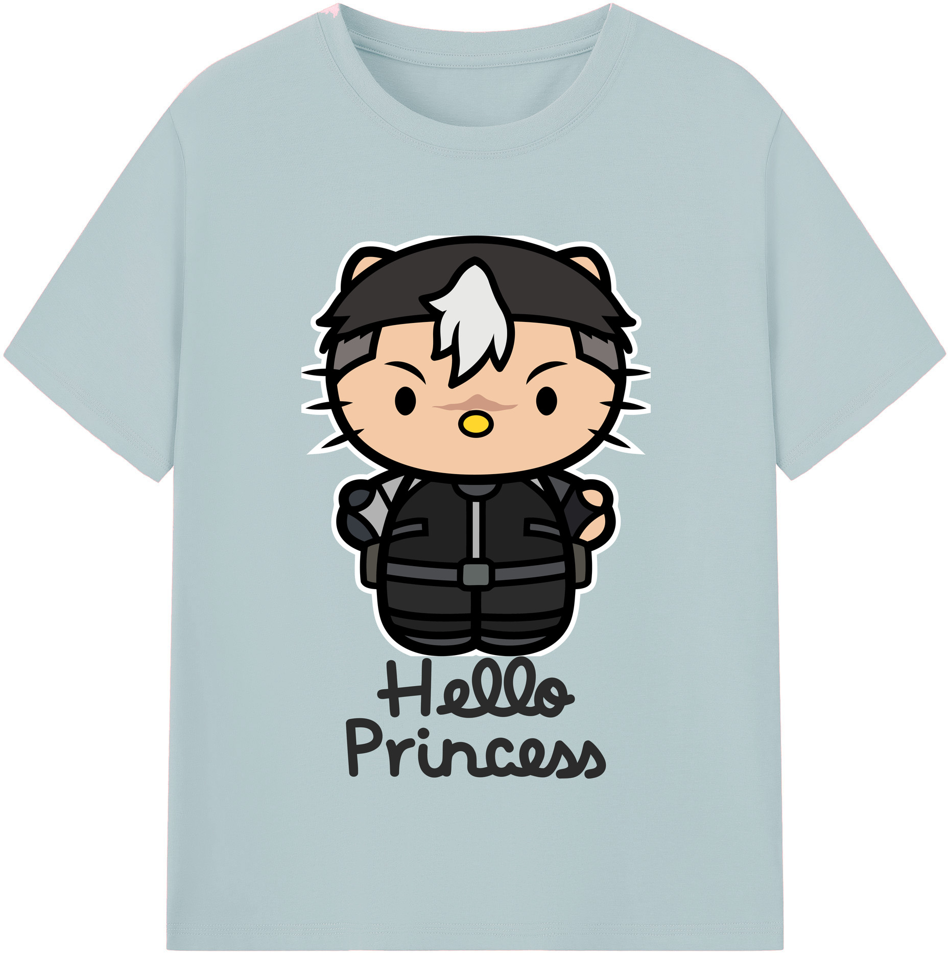 （画像用） Hello Kitty ハローキティ 綿100％半袖Tシャツ（フロントプリント）